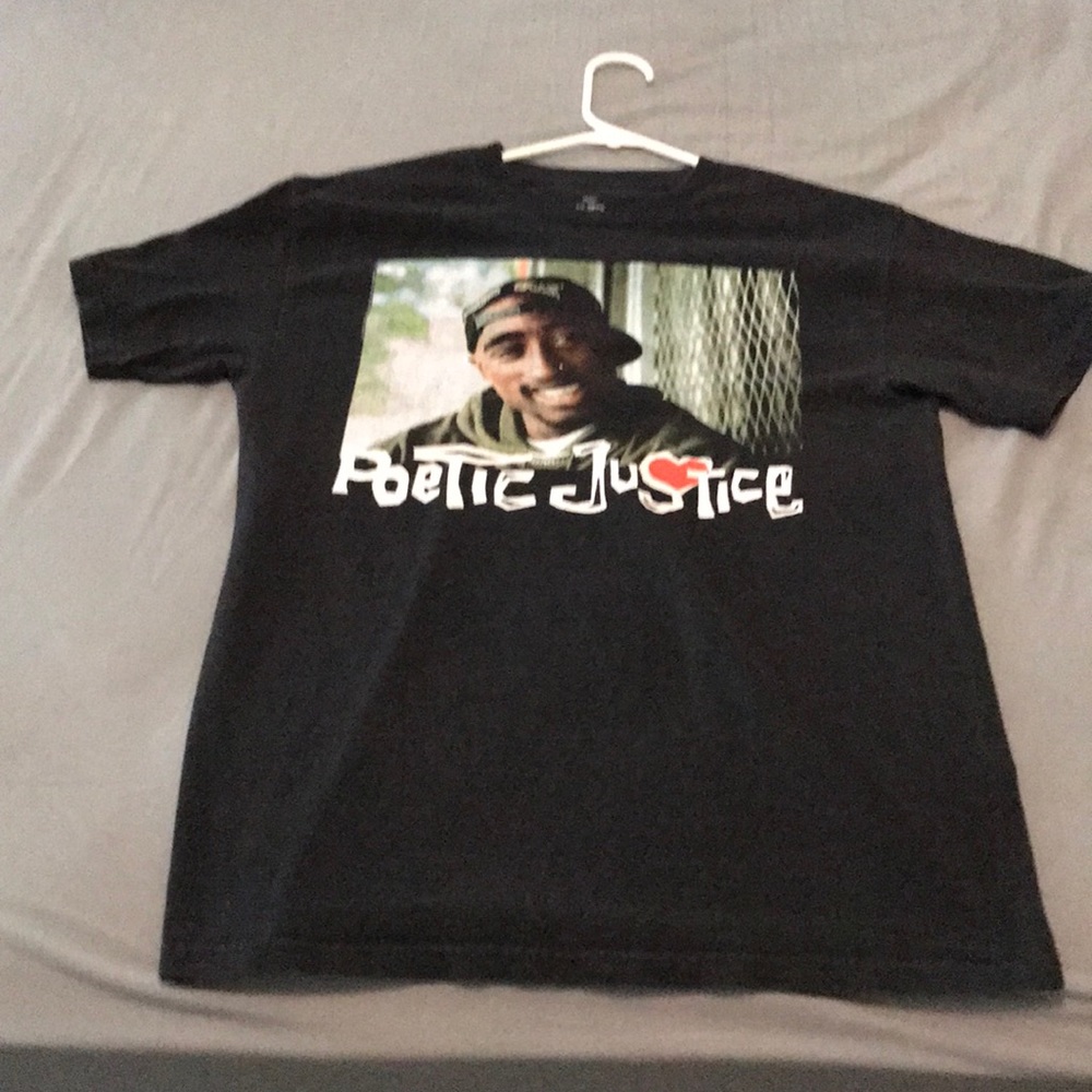 Poetic Justice Tupac T Shirt Size M Pre Owned
